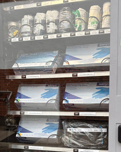 Nueva máquina expendedora de EPIs