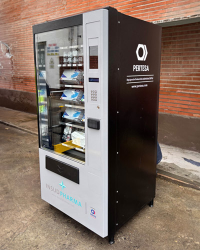 Nueva máquina expendedora de EPIs