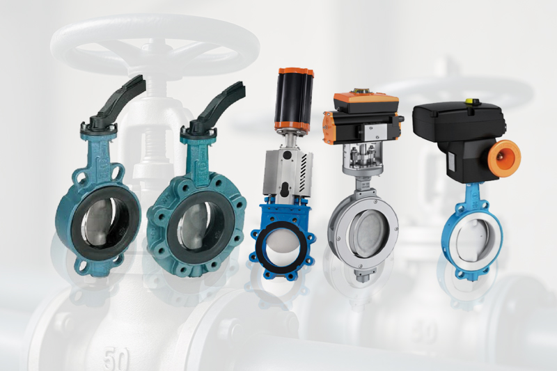 Suministros. Válvulas de mariposa DN350